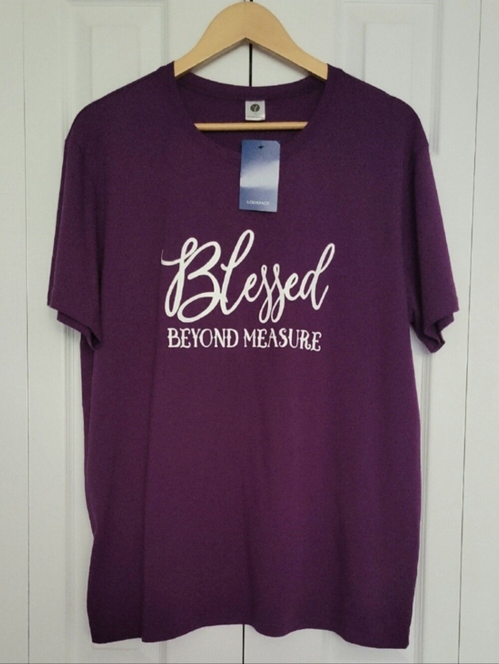 ⭐️3/$25⭐️ NWT Blessed Beyond Measure Purple Graphic Tee Size XXL Loungewear